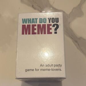 WHAT DO YOU MEME? Card Game - New / Sealed